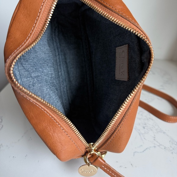 Clare V. Midi Sac Bag Green and Tan Color - Picture 11 of 16